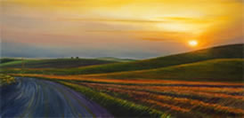 Sundown near the Palouse by Leonard A. Heid